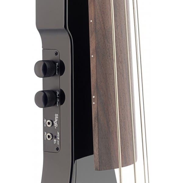 Stagg-EDB-3-4RDL-BK-Deluxe-Electric-Double-Bass-with-Gigbag-Black-9e42